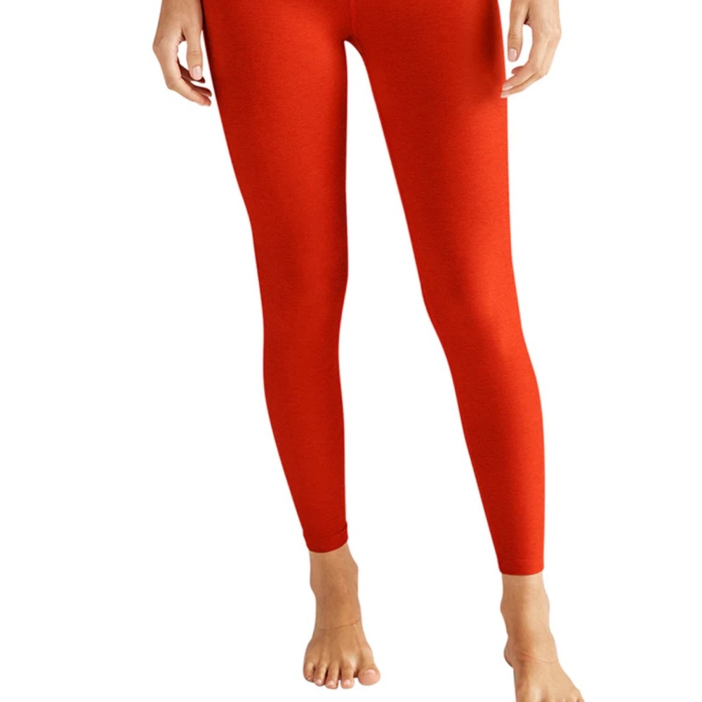 Beyond Yoga  Red Leggings